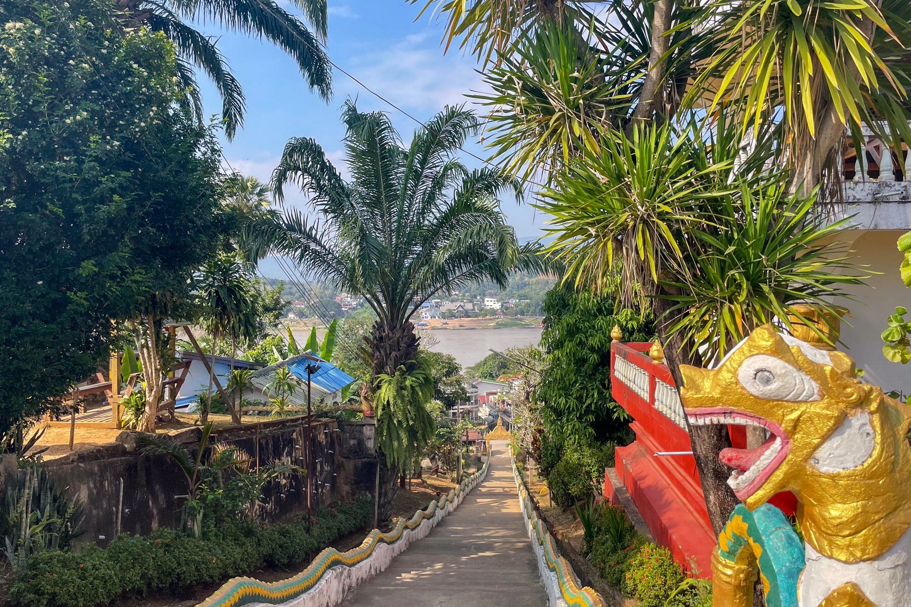 Huay Xai Road to Mekong River, Laos